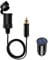 Giantdeer 90CM Din Norm Stecker für Zigarettenanzünder Steckdose, 3.1A Din auf Standard Zigarettenanzünder Adapter Kabelverlängerung, Mini Dual USB Autoladegerät, für 12V/24V Auto LKW Universal