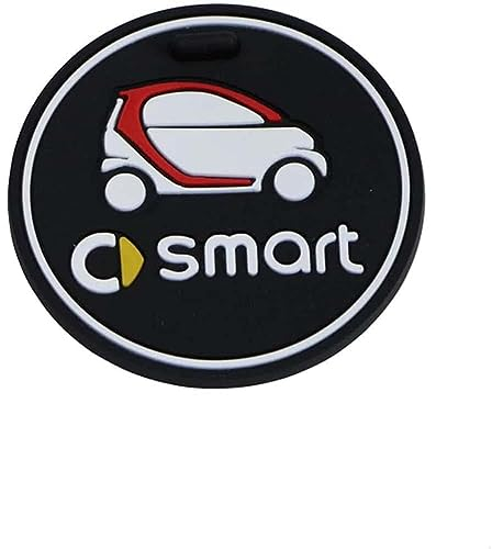 2 Stück Auto Getränkehalter Untersetzer, für Smart Fortwo Forfour 453 451 450 rutschfeste Getränkehalter Untersetzer Auto Untersetzer Getränkehalter