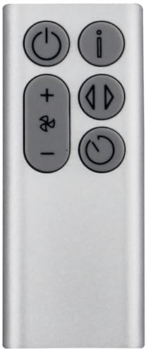 Azwok BP01 Remote Control Replacement for Dyson Purifying Fan Air Purifier Silver