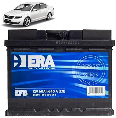 Generico Batteria 60Ah EFB per Skoda Octavia IV 2.0 TDI gasolio 2020+