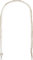 styleBREAKER Taschen Schulterriemen mit eingeflochtener Kette, Wechsel Taschengurt, Handyband, Handykette, Karabiner 02013038, Farbe:Weiß