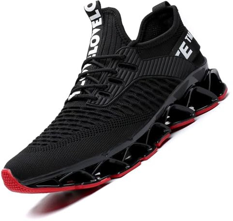 Wrezatro Herren Laufschuhe Atmungsaktive Anti-Rutsch Mode Sneaker Wandern Tennis Sneaker Sportschuhe