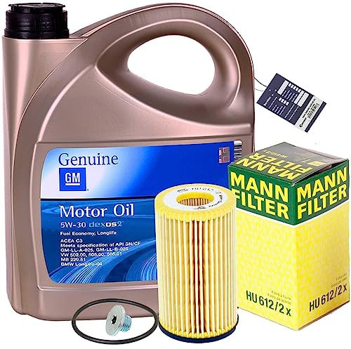Inspektionspaket Ölwechsel Set Mann Ölfilter + 5l Motoröl 5W-30