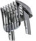 Kammaufsatz, Bartkamm CP0405 kompatibel mit Philips 1–23 mm HC3400 HC3410 HC3420 HC5410 HC5440 HC5450 HC7450