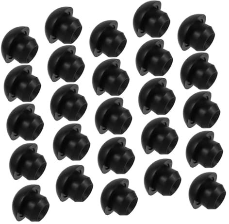 Gatuida 50pcs Rubber Oil Filler Plugs Hydraulic Jack Bung Replacement Rubber Floor Jack Oil Reservoir Plugs Compatible Bottle Repair Parts