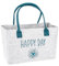 Mojawo XL Filztasche Tragetasche Tasche Einkaufstasche Zeitungstasche Shopper Bag mit Stickerei 40x21x26cm, Farben:Happy Day