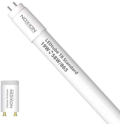 Noxion LED Röhre T8 Avant (EM/Mains) Standard Output 19W 2300lm - 865 Tageslichtweiß | 150cm - Ersatz Für 58W