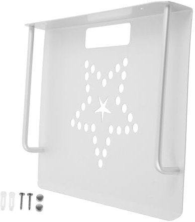 SECFOU Routerständer Stb Box Ständer Aluminiumlegierung Ständerhalter Für Stb Box Router Halterung Installieren Langlebig Und Sicher Weiß