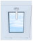 LORAC | Finestra in PVC bianca 400x500 mm, basculante, finestra standard con vetro doppio, a risparmio energetico, finestra per cantina con certificazione CE, ideale per ambienti domestici e cantine