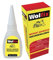 Wolfix Colla istantanea extra forte liquido 20 g – colla per tessuti, colla di montaggio, colla per tessuti e colla per ceramica – colla per riparazioni professionali – ideale per plastica, ceramica
