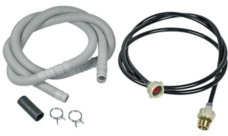 FIGEVIDA Prolunga per tubo di scarico, 2 m, lavastoviglie anche SGZ1010 SZ7GNX1 Compatibile per BOSCH 350564 00350564