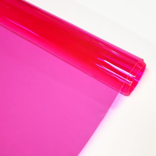KELUBATU PVC-Vinyl-Stoff, transparent, 0,5 mm, 30 x 120 cm, zum Nähen
