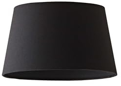 ValueLights | Aspen Black Tapered 25cm Easy Fit Pendant Lamp Shade | Ceiling Lights, Home Décor & Improvement Essential