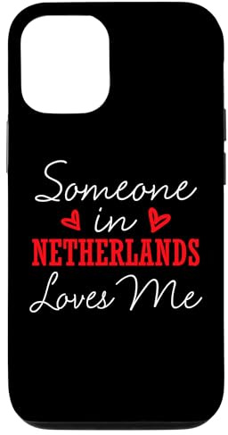 Hülle für iPhone 12/12 Pro Someone in Netherlands Loves Me Beziehungspaar