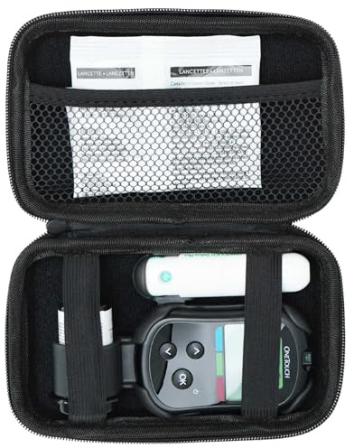 caseroxx Diabetiker-Tasche für Onetouch Select Plus Flex, schwarz