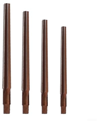 Filteilect Set di alesatori a mano con perno conico 1:50, fresatura CNC in acciaio legato HSS e macchine utensili per uso di precisione in officina