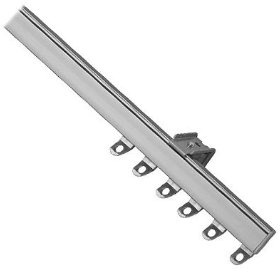 Speedy Fineline Curtain Track 300cm Silver