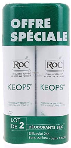 RoC Keops Dry Spray Deodorant 2x150ml