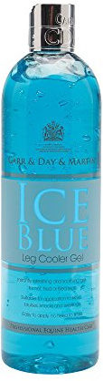 Carr & Day & Martin Ice Blue Leg Kühlendes Gel für Pferde, 500ml - Schnell wirksames gel mit Kampfer und Menthol, dass beruhigend und schmerzlinderend bei müden und überanstrengten Beinen wirkt