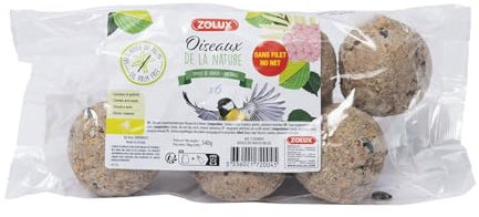 ZOLUX Palle di grasso sacchetto da 6 pezzi - Alimenti uccelli
