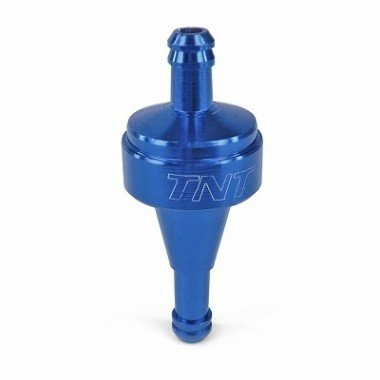 Filtro a benzina CNC Blu Anodizzato diam6 demontable