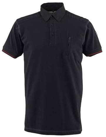 Mascot 50302-260-111 Poloshirt Bianco Gr. C46 S Marine / Kornblau
