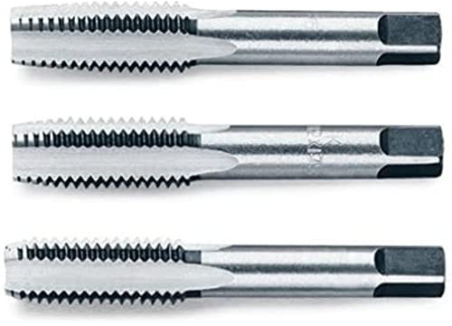 Beta 430 8 - Serie di 3 maschi a mano sgrossatore, intermedio, finitore passo grosso in acciaio al cromo