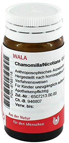 Chamomilla/nicotiana Globuli 20 g