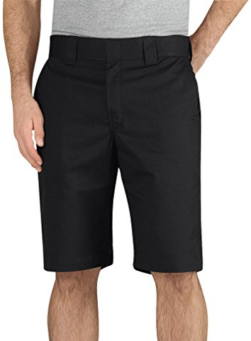 Dickies Herren 11 Inch Regular Fit Stretch Twill Work Short, Schwarz, 36
