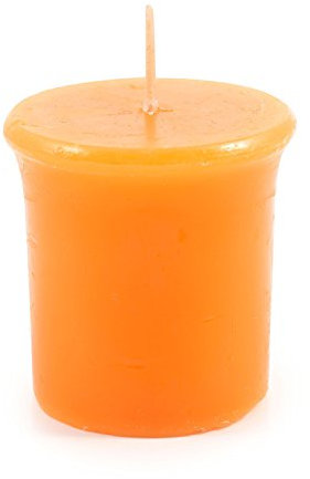 pajoma Votivkerze ''Orange'' Duftkerze, Brenndauer: circa 17 Stunden