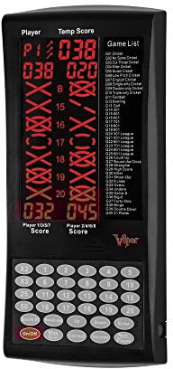 Viper Unisex – Erwachsene ProScore Digitaler Dart Scorer, Schwarz, Einheitsgröße