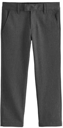 NEXT Jungen Formelle Hose mit schmal geschnittenem Bein Grau 164
