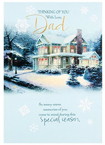Hallmark Weihnachtskarte für Vater, groß