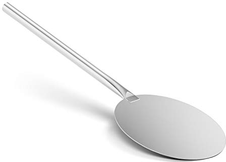 Royal Catering Pelle pour Four À Pizza Professionnelle RCPS-800/300 (Longueur 80 cm, Ø 30 cm, Épaisseur 2 cm, 1 kg, INOX)