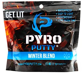 Phone Skope Pyro Putty Wasserdichter Survival-Feueranzünder, Notfallvorsorge, Feuerstarter für Lagerfeuer, Überlebensausrüstung und Zubehör, 57 ml Sommer-/Winterdosen