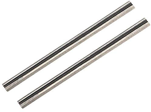 Lame de rabot 82mm, blister de 2 pièces compatible avec AEG, BLACK&DECKER, BOSCH, CASALS, ELU, HITACHI, HOLZ-HER, MAKITA, METABO, PARKSIDE, RYOBI, SKIL