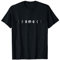 Astronomie T-Shirts & Geschenkideen Mondphasen Astronomie T-Shirt Schwarz S Unisex Kinder und Erwachsene T-Shirt