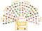M MORCART 96 Stück Kühlschrankmagnete, Küchenliste, Frühstück, Gemüse, Obst, Meeresfrüchte, Salat, Fleisch, dekorativer Kühlschrank, Büro, Schließschrank, Whiteboards, Geschenke für Kochliebhaber