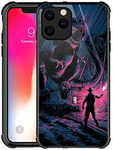 iPhone 11 Pro Max Case,Man Training Dinosaur iPhone 11 Pro Max Cases for Girls Boys,Customesize Pattern Design Shockproof Anti-Scratch Hard PC Back Case for Apple iPhone 11 Pro Max