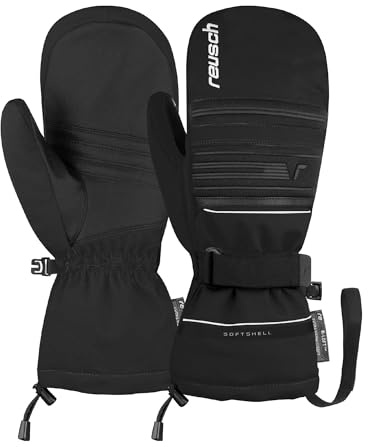 Reusch Ski-Fäustlinge Herren & Damen | sehr warm, wasserdicht, atmungsaktiv | Winterhandschuhe mit Softshell & Handgelenksschlaufe, für Ski, Outdoor & Freizeit, Größe 6,5-11, Kondor R-TEX XT Mitten