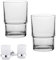 CaOJing Zahnbürstenhalter-Becher, 2 Stück Milchglas-Tumbler-Zahnbürstenbecher Ersatz für an der Wand befestigte Zahnbürstenhalter-Becher, Universal-Ersatz-Mundspülbecher für Badzubehör (transparent)