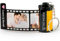 Wanapix | Porte-clés pellicule photo | Porte-clés Personnalisé avec 10 Photos | Porte-clés en forme de Bobine Kodak avec vos Photos | Idée Cadeau Original pour Hommes et Femmes | Photo Black