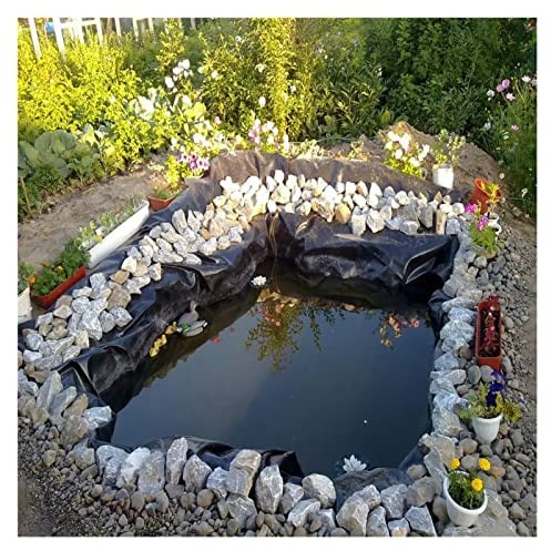 DYXJB Estanque Prefabricado HDPE Pond Liner 0,35mm Reforzado Impermeable Plegable Lona Estanque(4x5m)