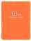 Restokki Carte mémoire de Jeu PS2 Carte mémoire de Jeu Haute Vitesse Carte de Sauvegarde de mémoire Professionnelle 16 Mo Compatible pour PS2(Orange)