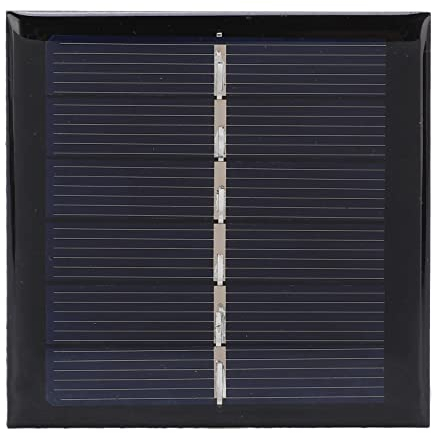 Panel Solar portátil 0.6W 3V Panel Solar de polisilicio Nivel A Módulo de Placa de Carga Solar para iluminación Solar de jardín