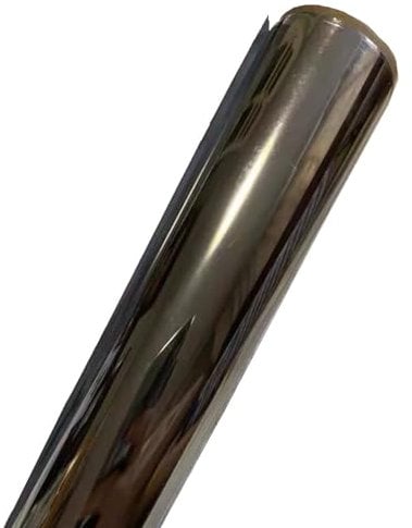 tow000ack Spiegelfolie Sonnenschutzfolie Fensterfolie Selbstklebend Sichtschutz Folie Reflektierende Anti-UV Tönungsfolie Hitzeschutz für Zuhause Büro,Silber,Anpassbar Größe (W*L:110x100cm(43x39in))