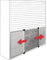 EFFE ZANZARIERA Finestra Estensibile ALLUM Bianco Fibra VETROPVC CM 5092 H.CM 40