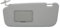 Tbest Sunshade Products/sunshadesCar Inside Sun Visor Glare Guard Grey 85220 1C200QS Reemplazo para Hyundai GETZ 2002-2011 Izquierda (Izquierda)