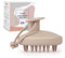 AIMIKE Kopfhaut Massagebürste Shampoo Bürste, 100% Silikon Kopfmassage Bürste, Haarmassagebürsten für Peeling, Ohne Schuppen, Stimuliert das Haarwachstum, Nasstrockener Haar Massagebürste, khaki