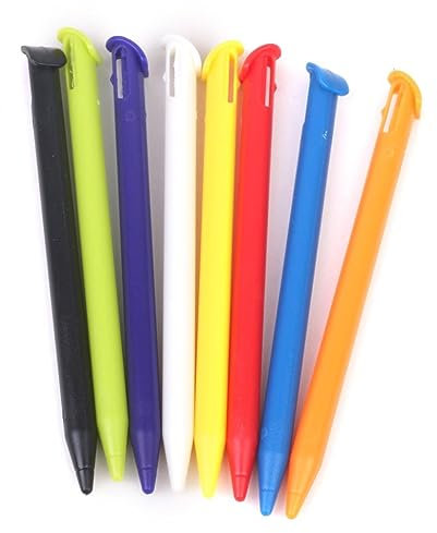 Lot de 8 stylets en plastique de rechange pour écran tactile 3DS LL XL Multicolore